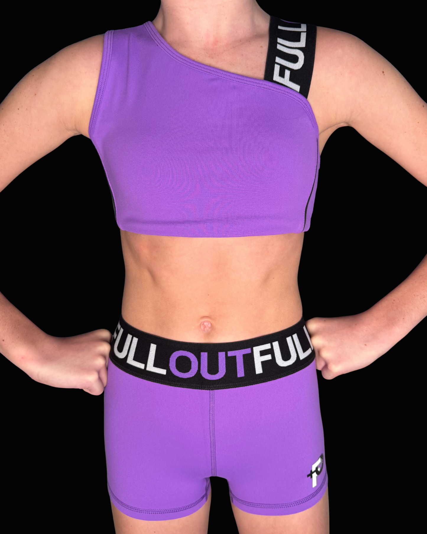 Grit Bra - Purple with Black