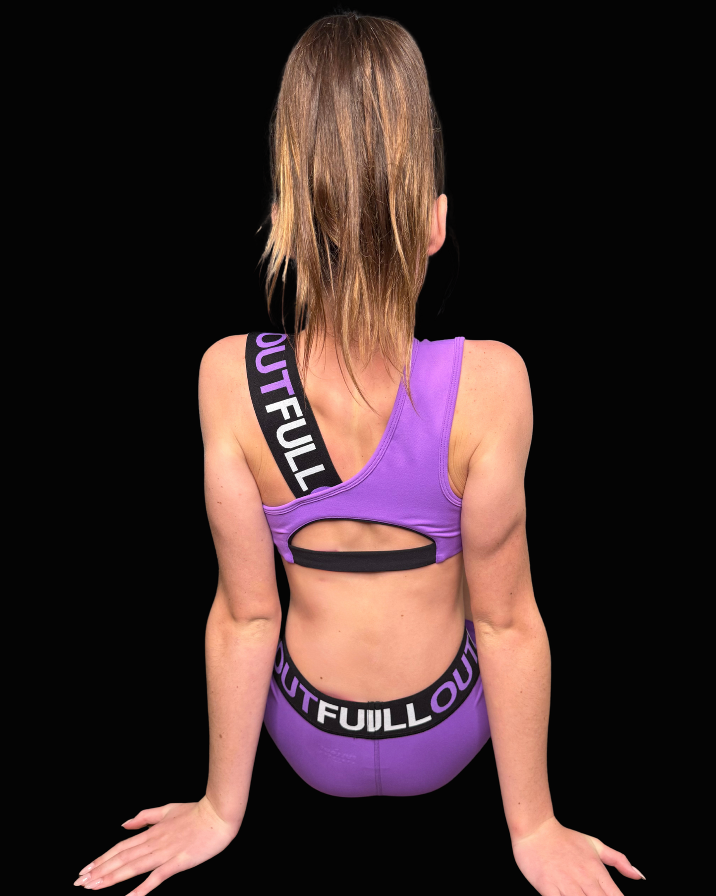 Grit Bra - Purple with Black
