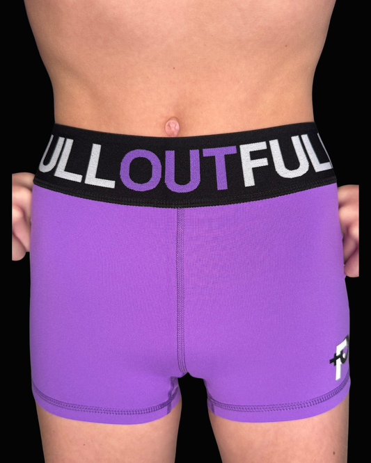 Grit Short - Purple with Black