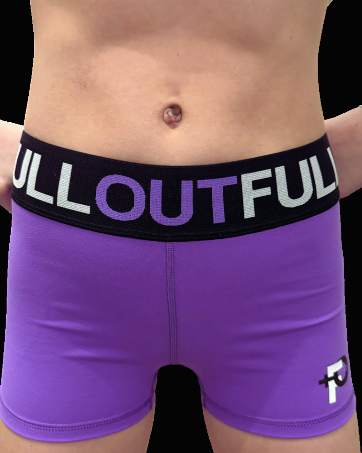 Grit Short - Purple with Black