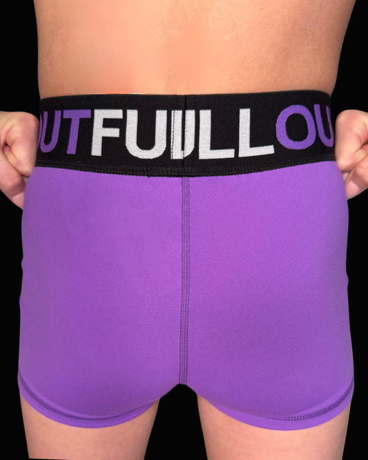 Grit Short - Purple with Black