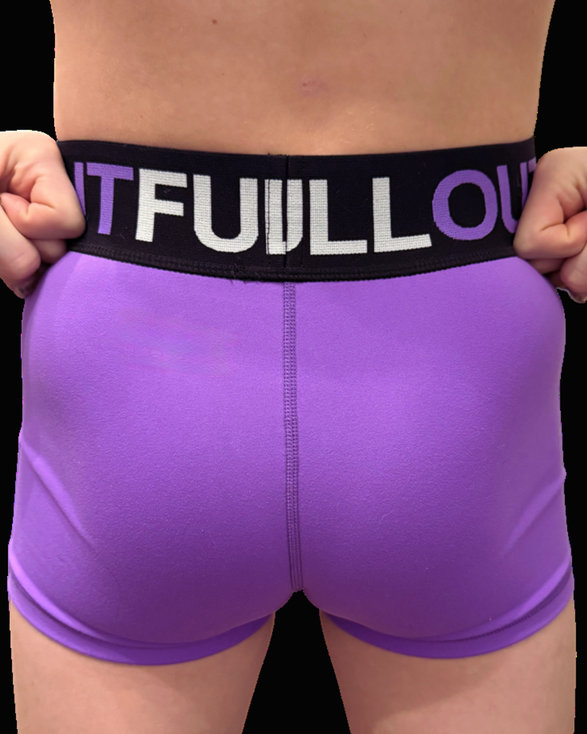 Grit Short - Purple with Black