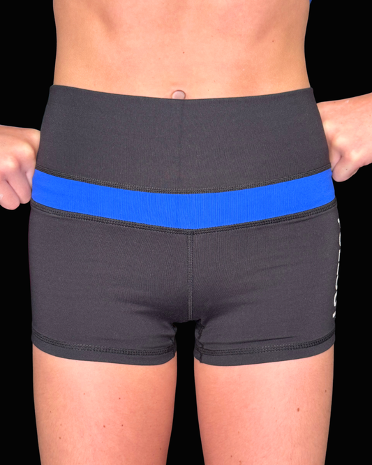 Drive Short - Electric Blue with Black