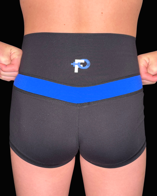 Drive Short - Electric Blue with Black