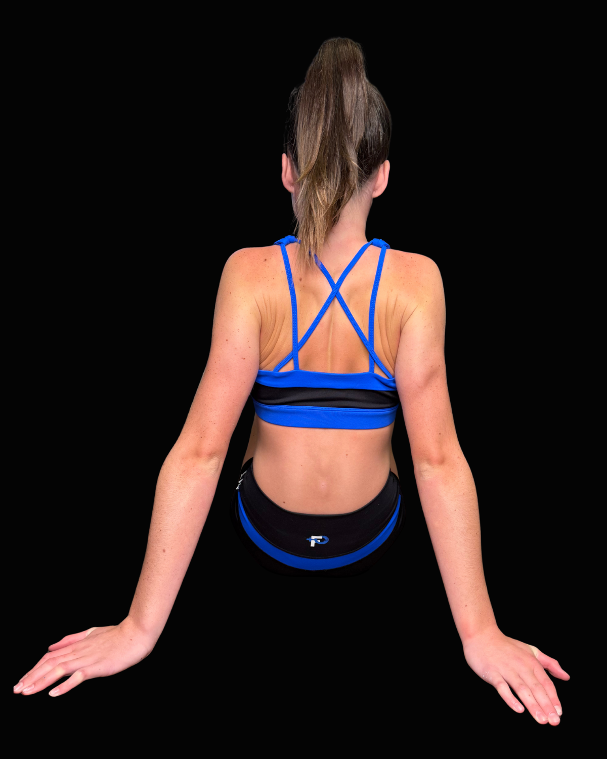 Drive Bra - Electric Blue with Black