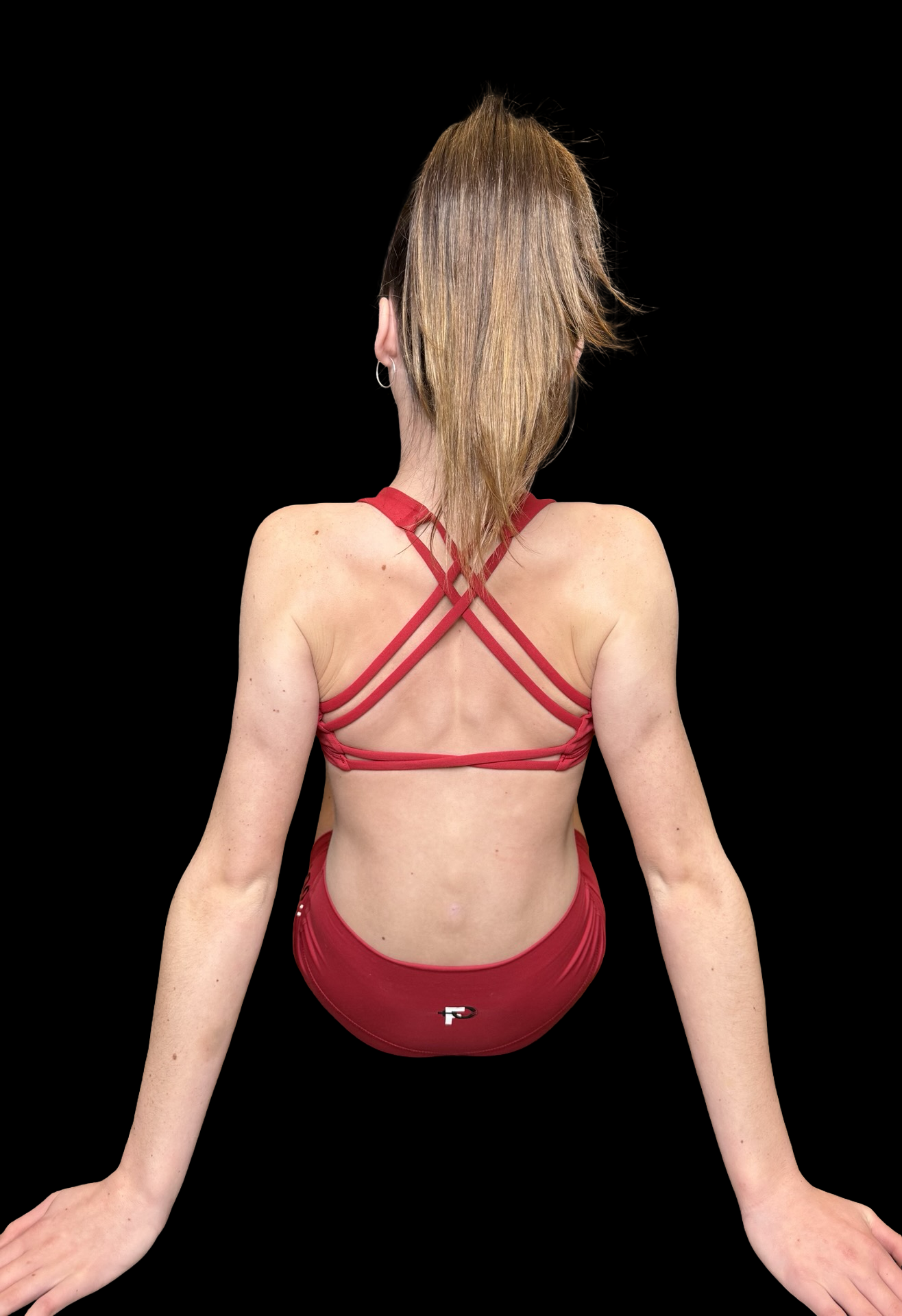 Flex Short - Red with  Black