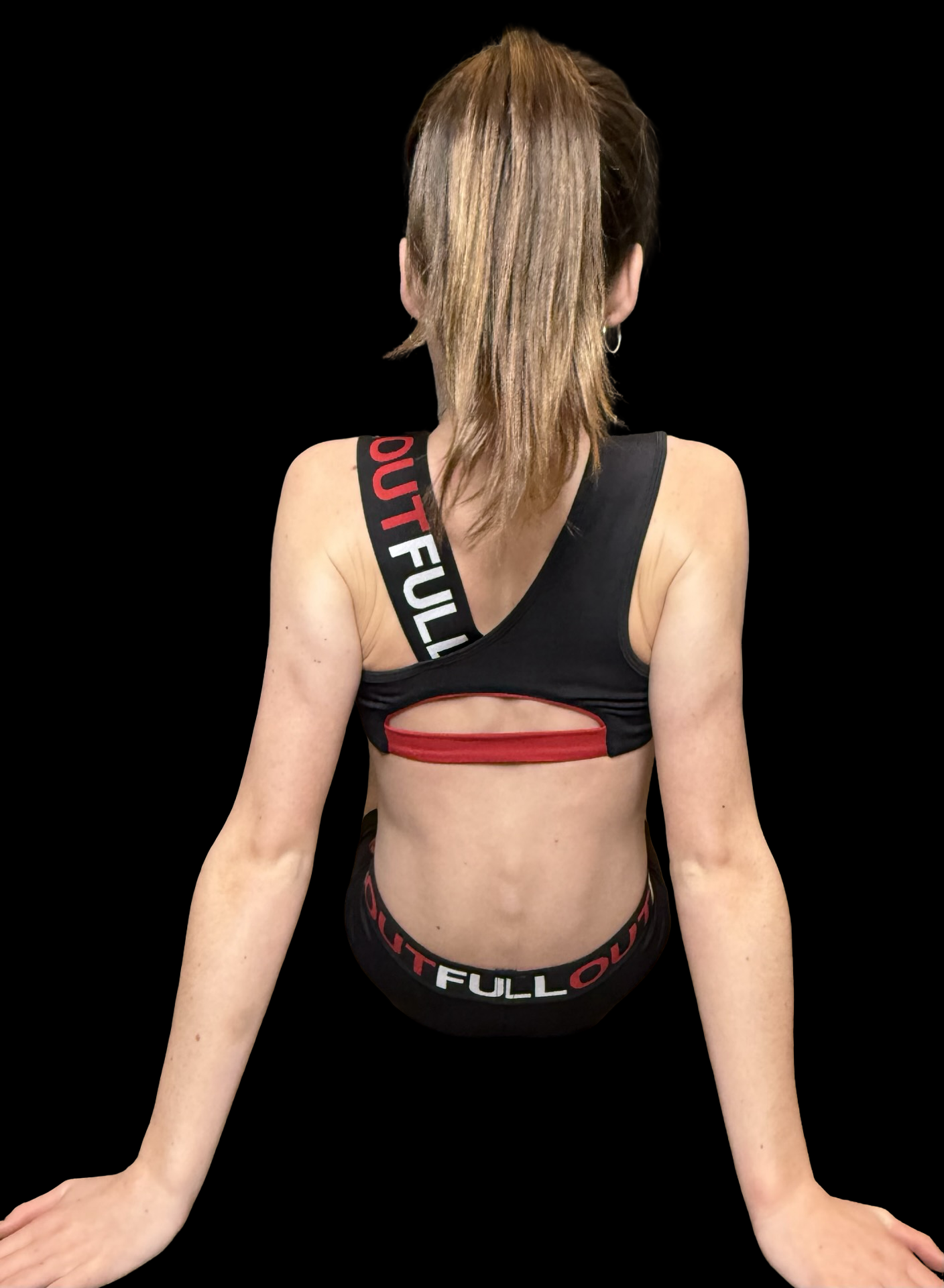 Grit Bra - Black with Red