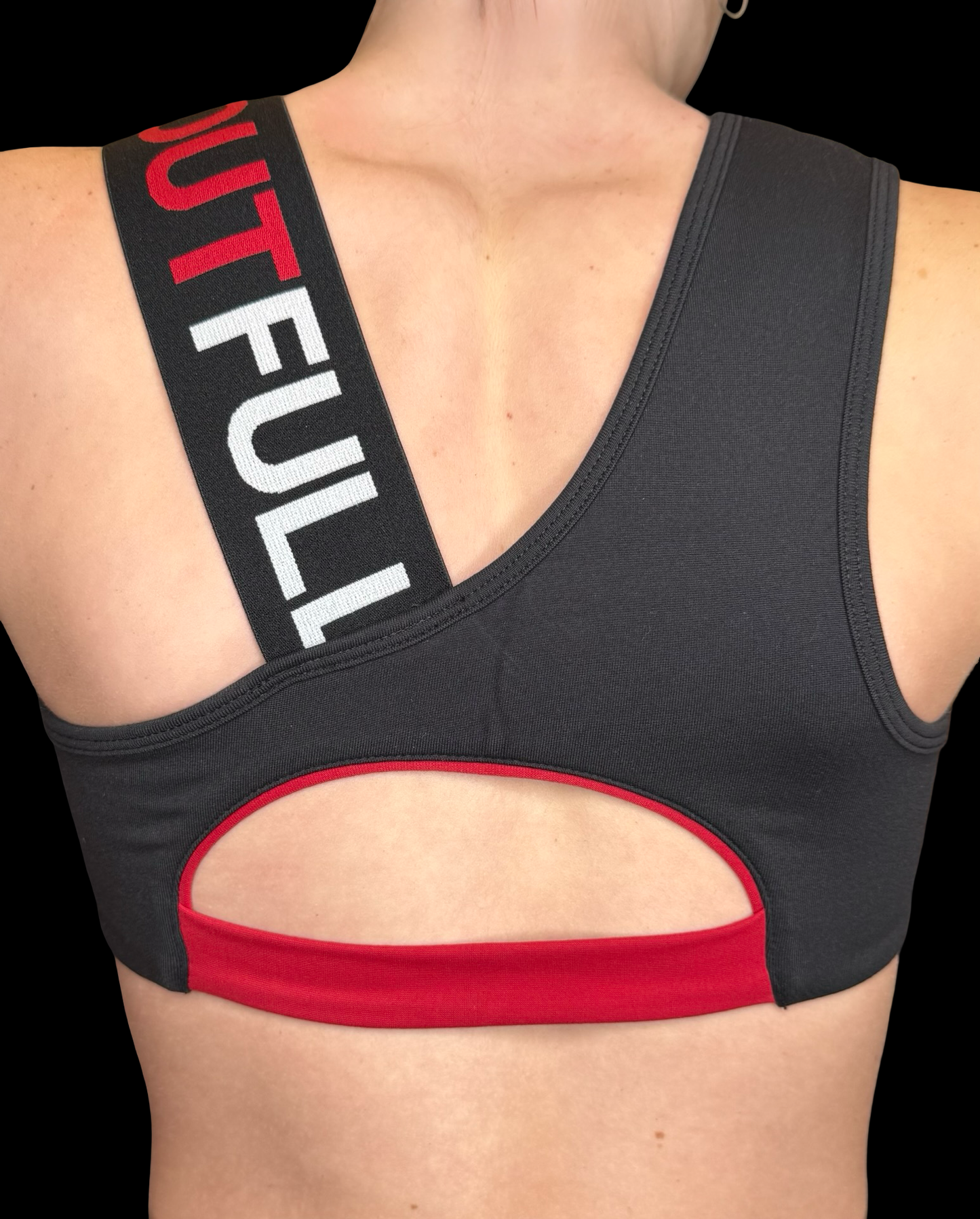 Grit Bra - Black with Red
