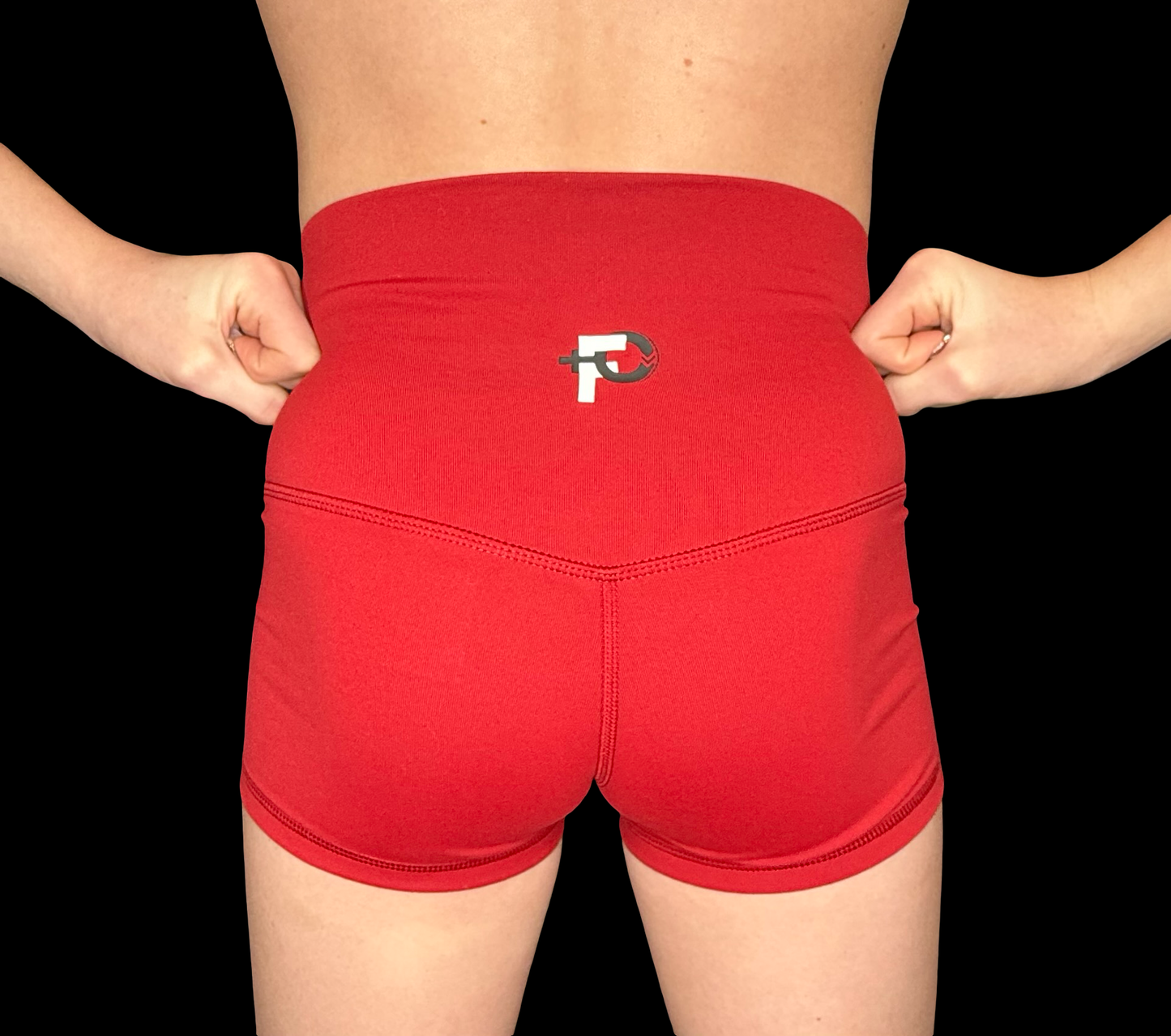 Flex Short - Red with  Black