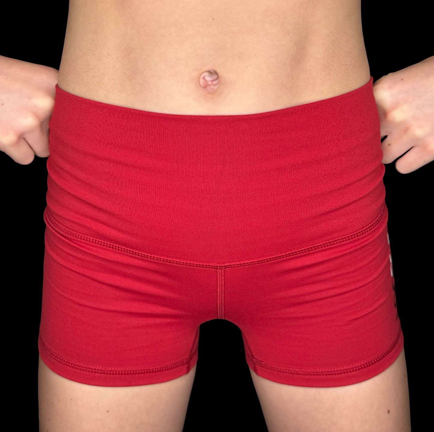 Flex Short - Red with  Black